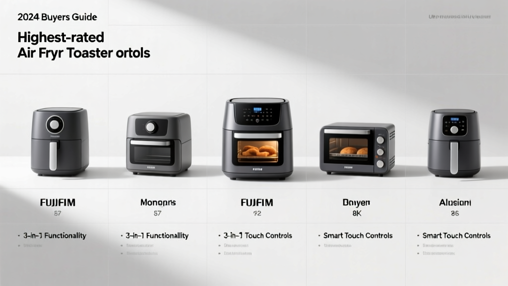 Top-Rated Air Fryer Toaster Oven: 2024 Buyer's Guide