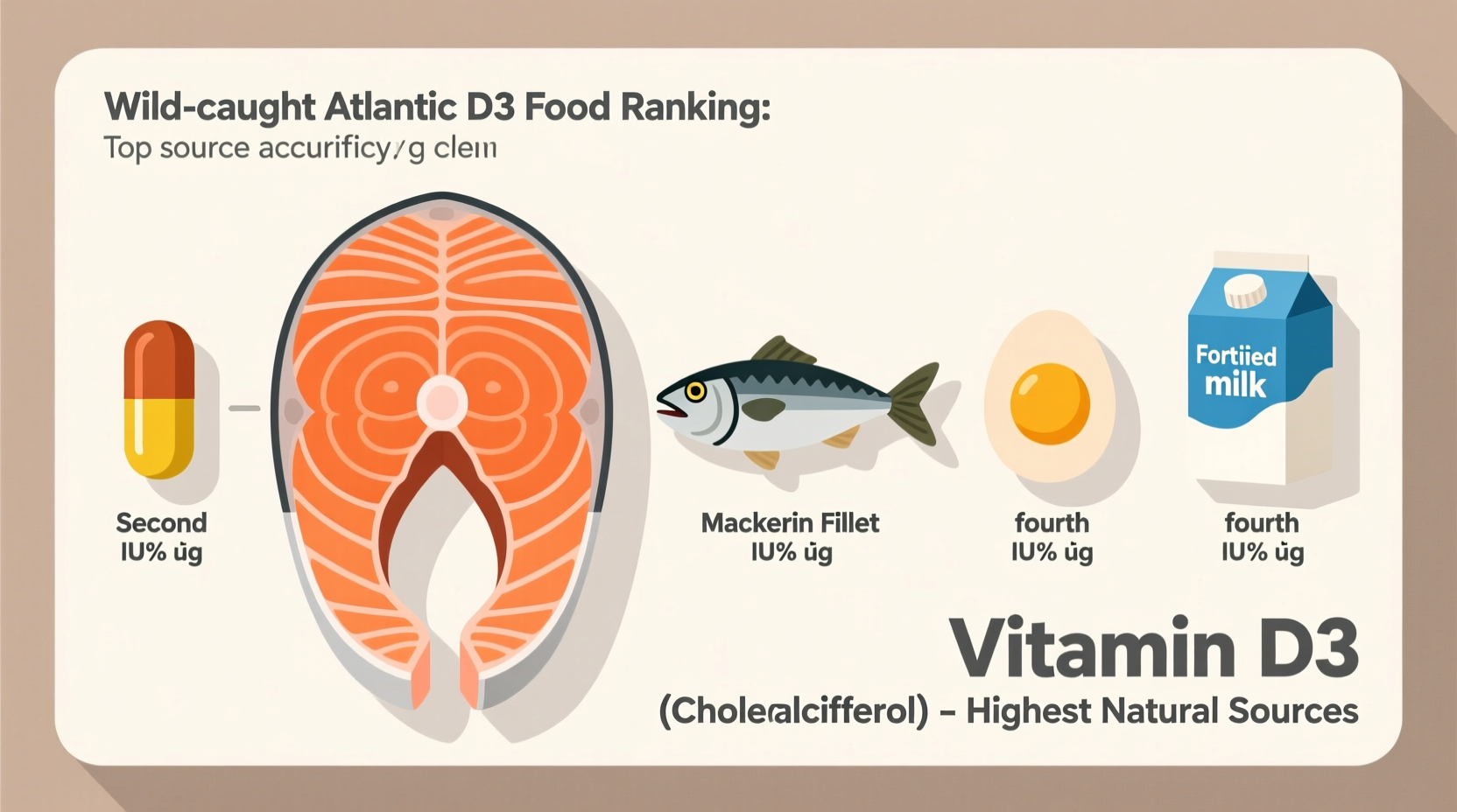 Top Food Highest in Vitamin D3: Cod Liver Oil & Salmon
