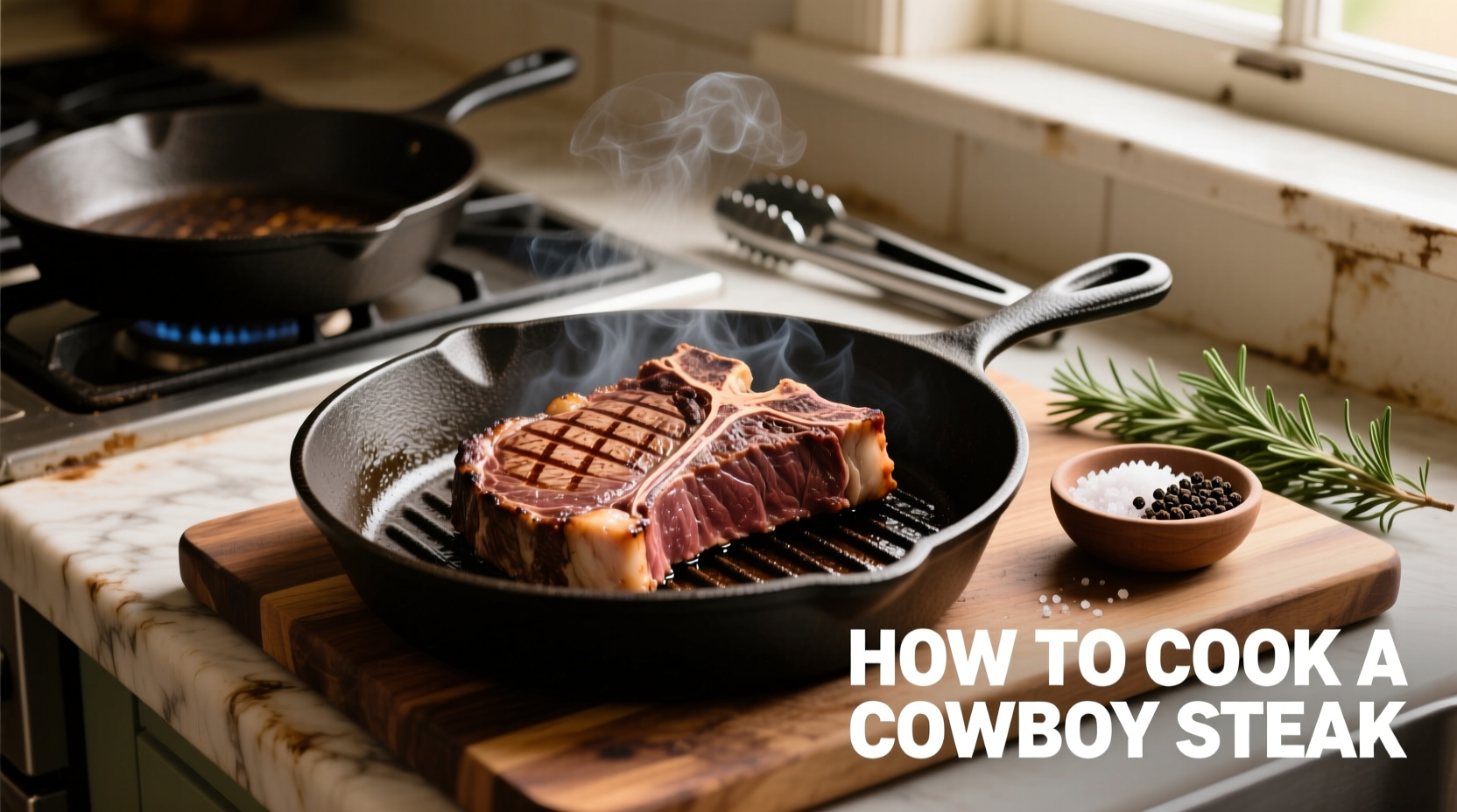 how to cook a cowboy steak