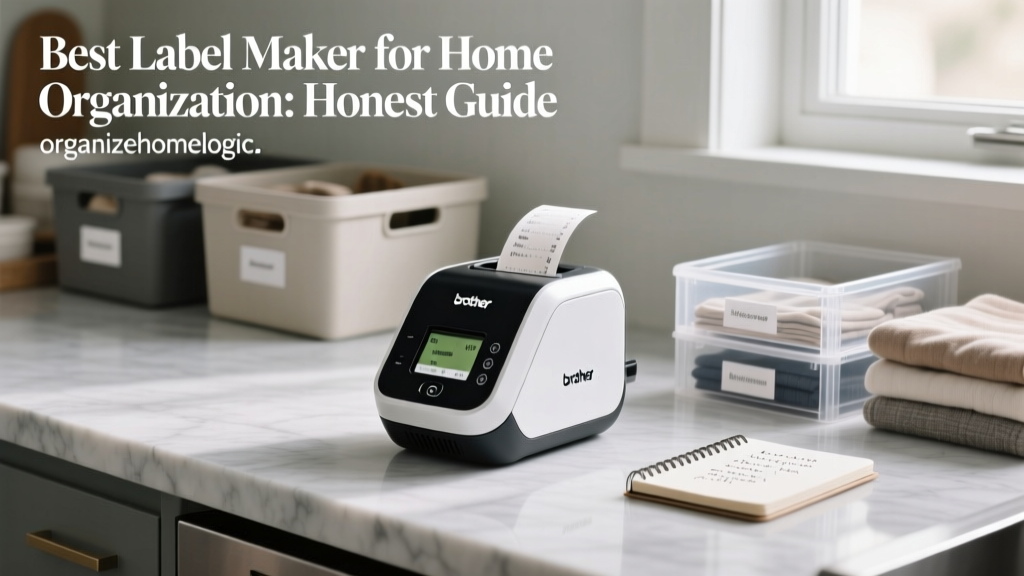 Best Label Maker for Home Organization: Honest Guide