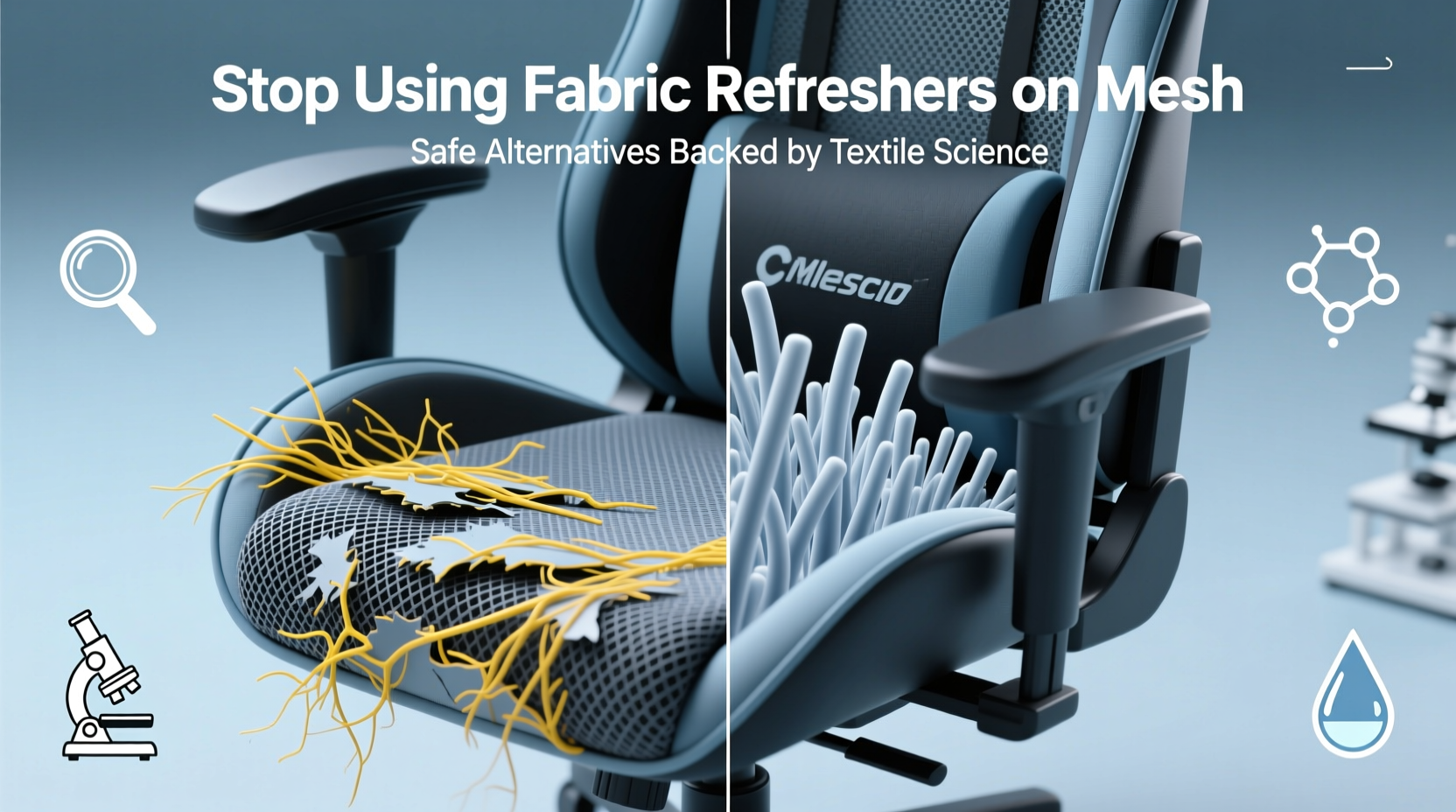laundry tips are fabric refreshers safe for gaming chair mesh