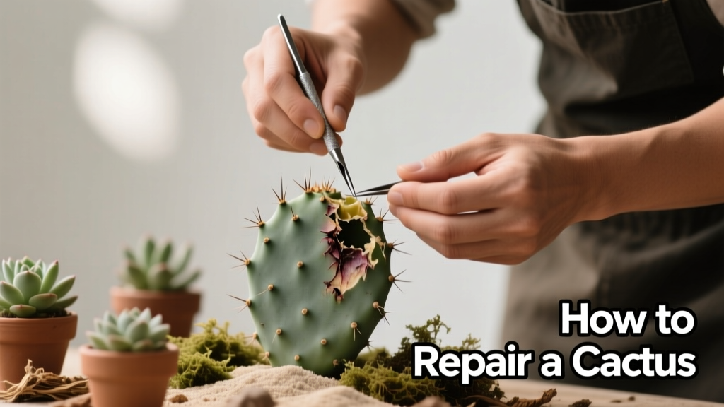 How to Repair a Cactus: Practical Steps for Physical Damage, Rot, and Environmental Stress