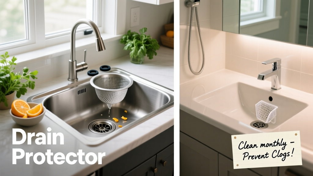 How to Prevent Clogged Drains in Kitchen and Bathroom