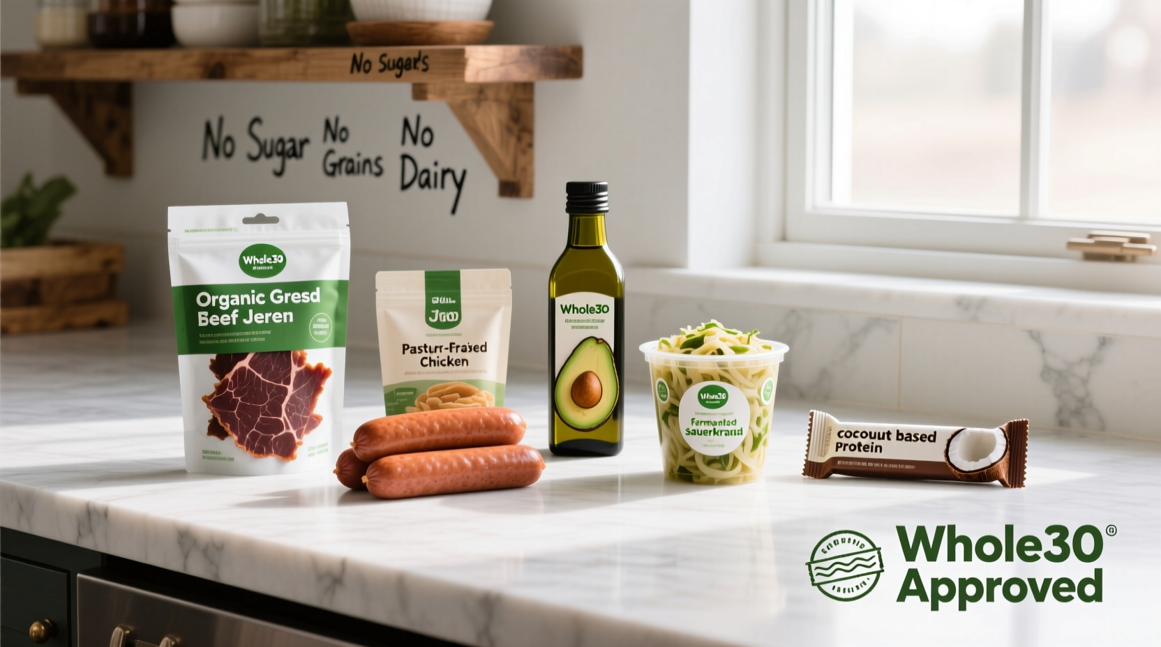 what are some quality food manufacturers that produce whole30 items