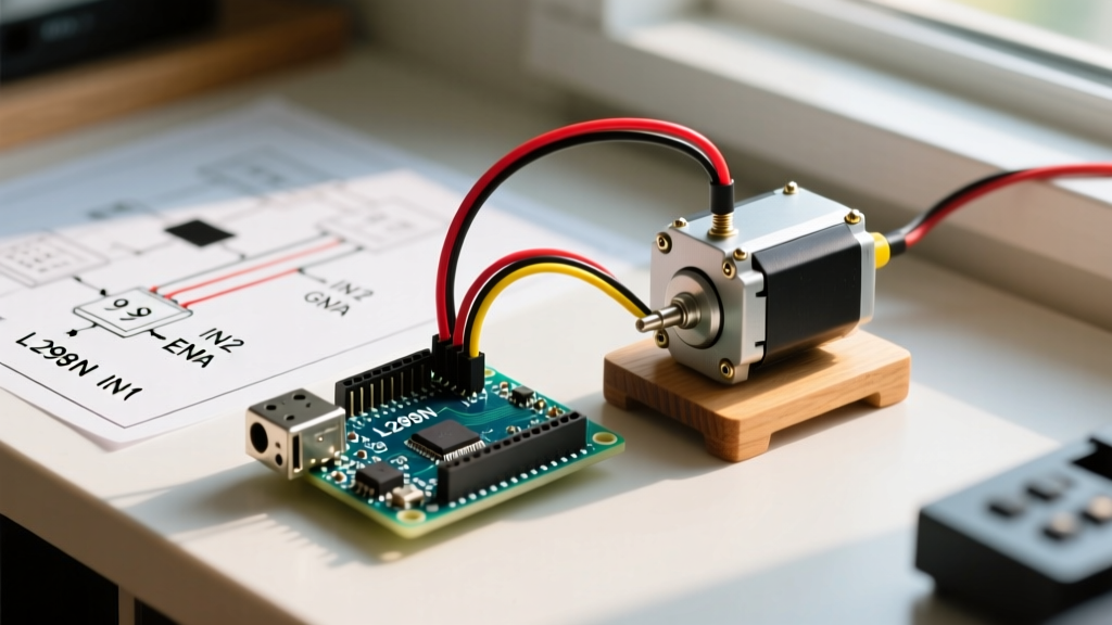 How to Control a DC Motor with an Arduino Using L298N Driver