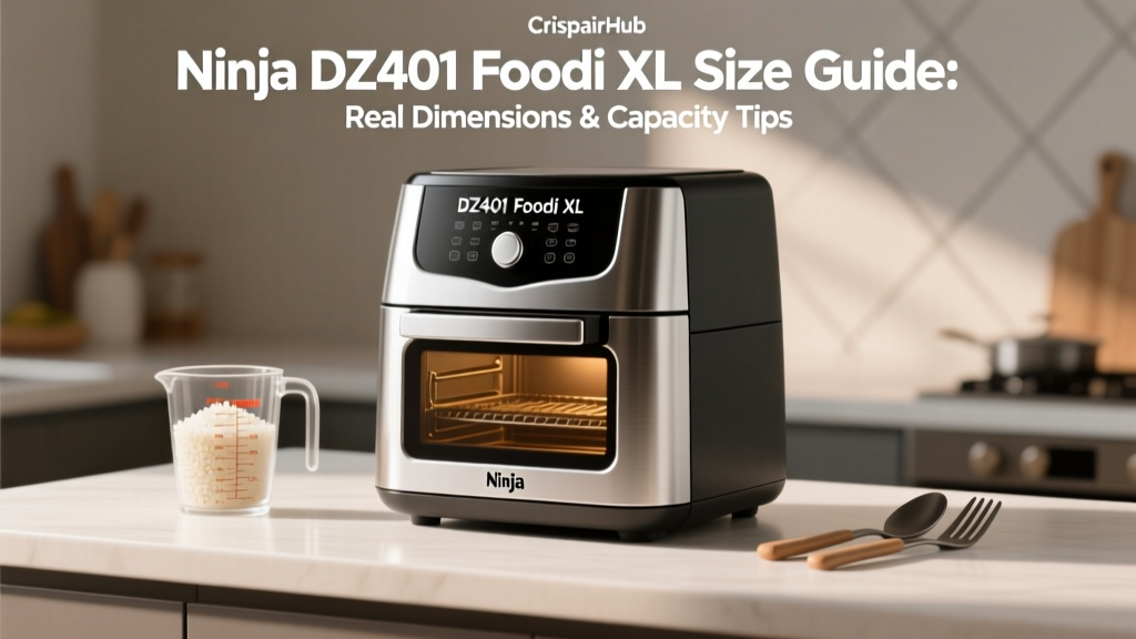 Ninja DZ401 Foodi XL Size Guide: Dimensions & Capacity