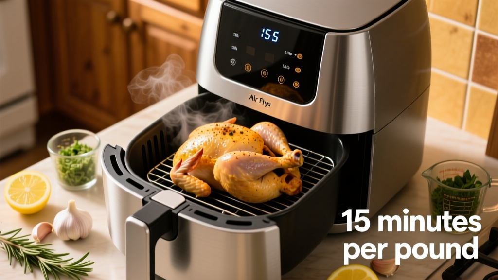 Air Fryer Cooking Time Per Pound for Whole Chicken
