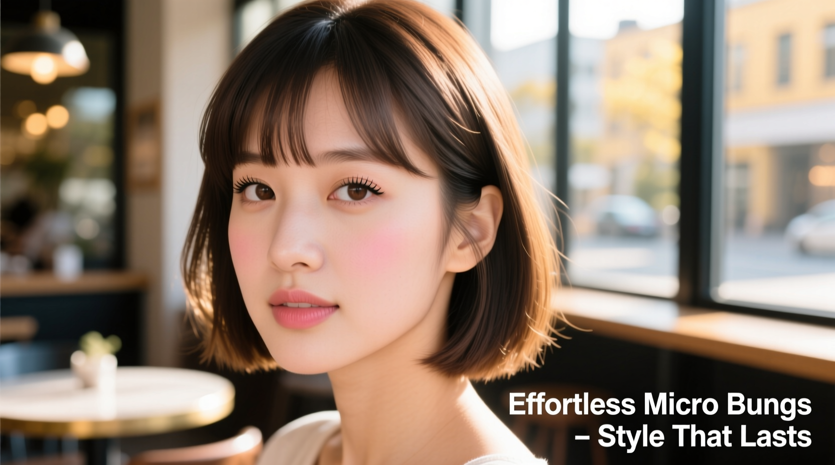 how to style micro bangs without constantly fussing with them