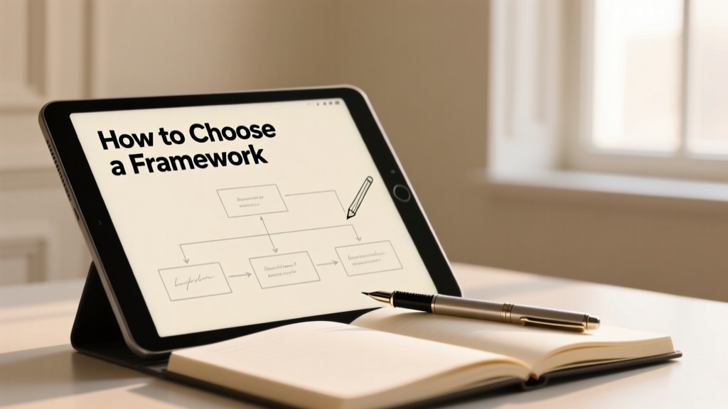 How to Choose a Framework: A Practical, Data-Driven Decision Framework for Engineering Teams