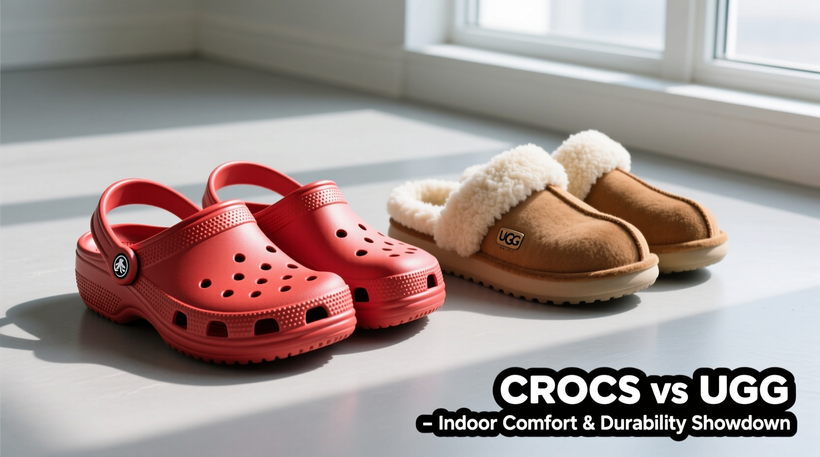 crocs vs ugg slides which shoe wins for indoor comfort and durability