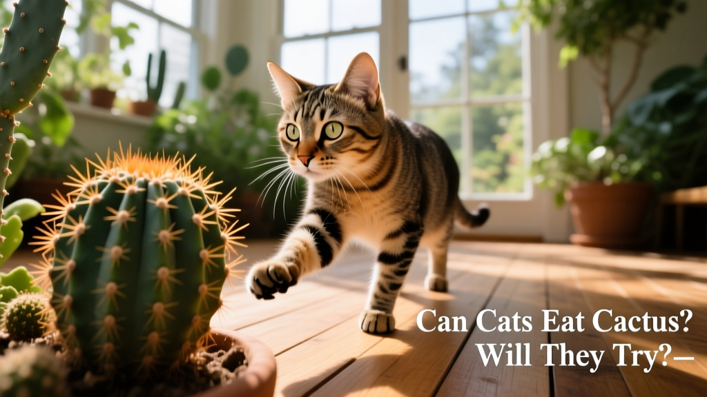 Can Cats Eat Cactus? Will They Try to Eat One?