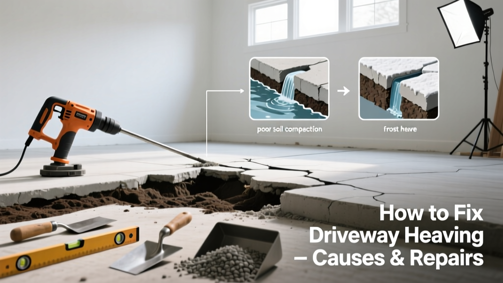 How to Fix Driveway Heaving: Causes and Repairs