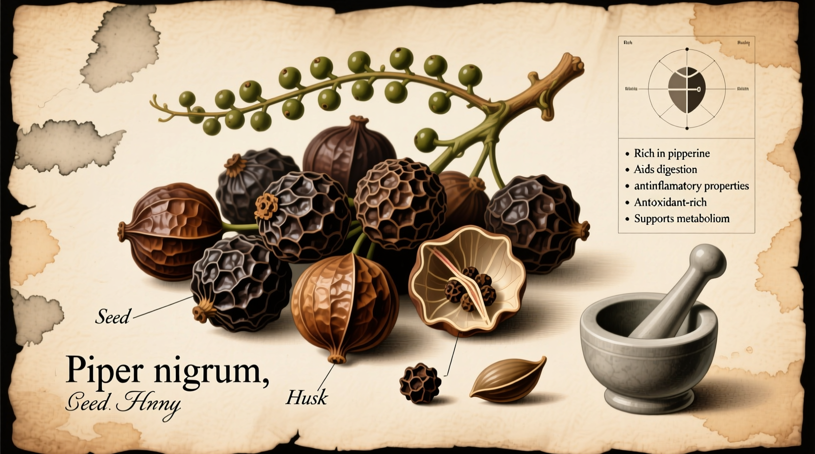 health benefits and uses of whole black pepper