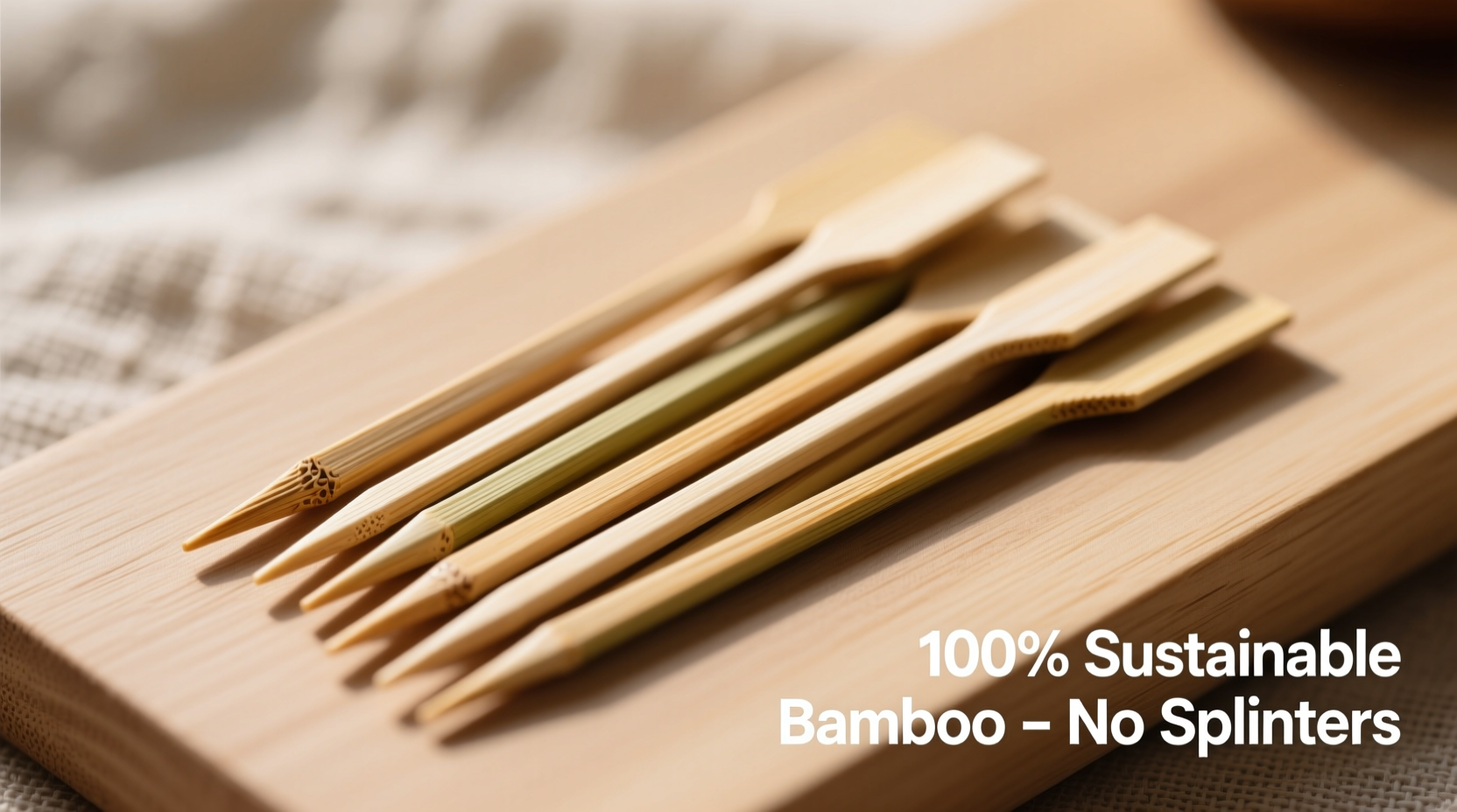 are bamboo cocktail picks sustainable or just prone to splintering