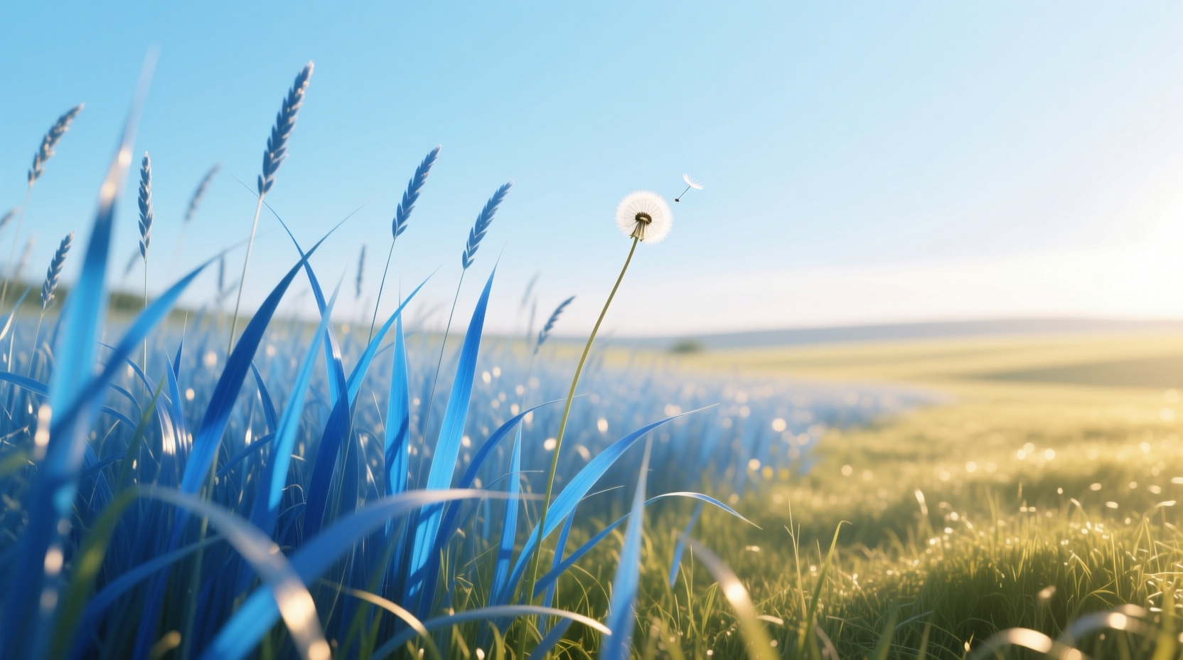 tall blue grass