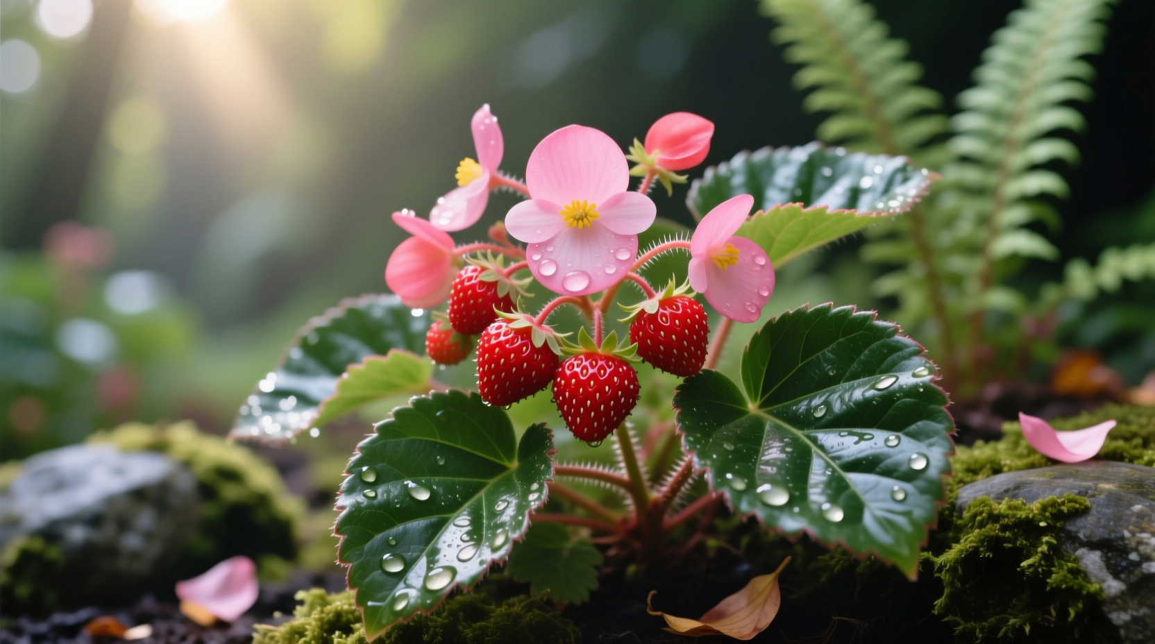 begonia strawberry care