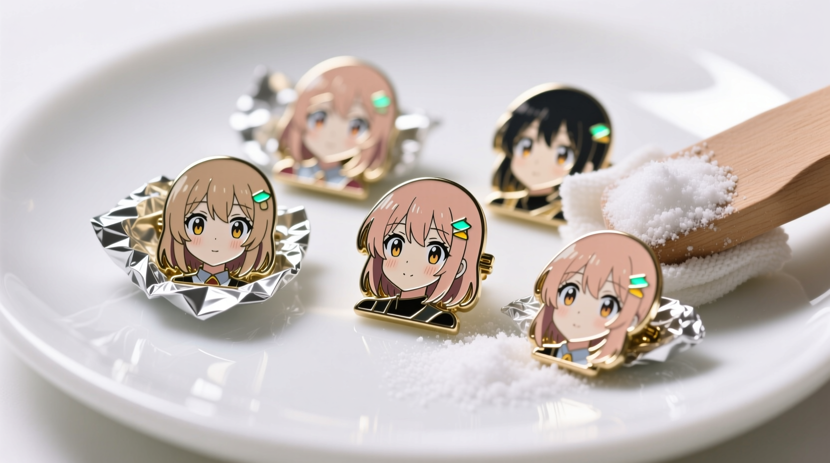 eco friendly anime pin cleaning