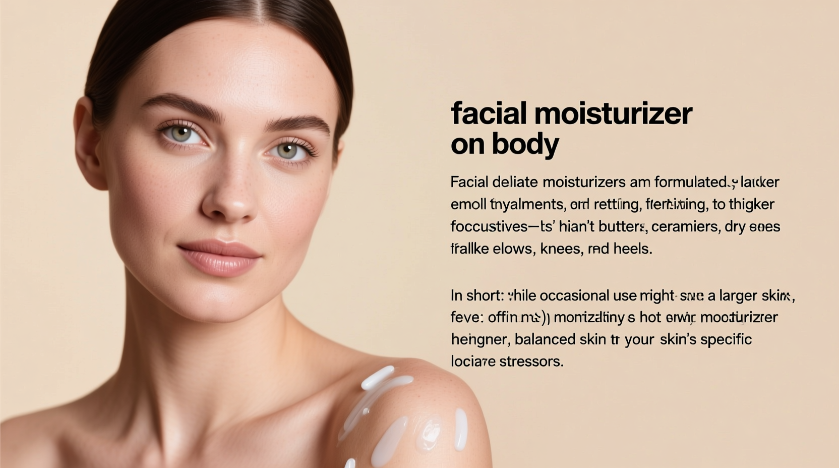 Is It Okay To Use Facial Moisturizer On Your Body To Save Money And Time