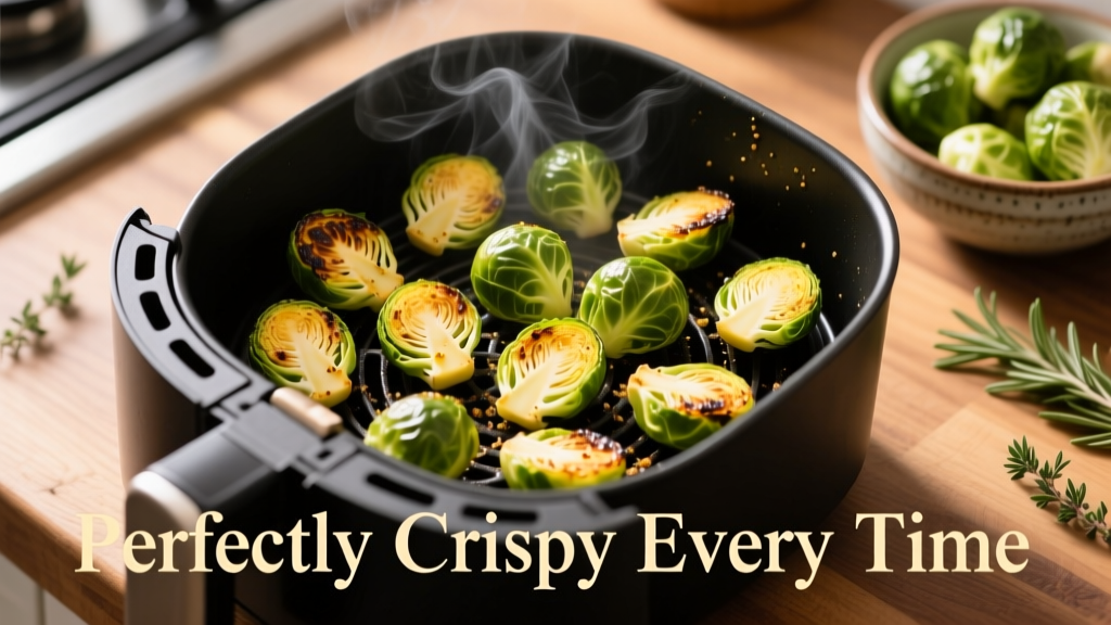 Crispy Air Fryer Brussels Sprouts (Zero Sogginess!)