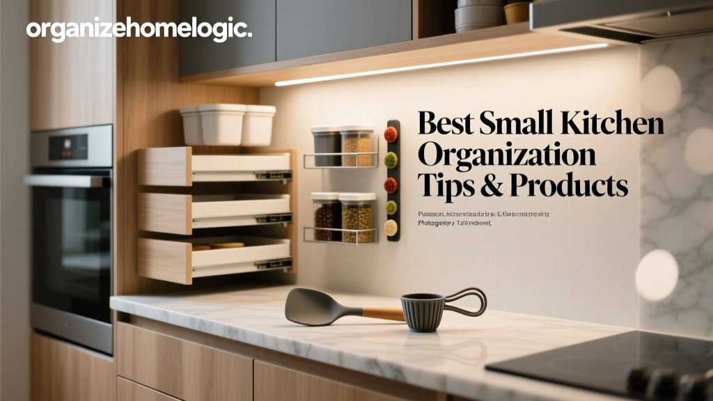 Best Small Kitchen Organization Tips & Products