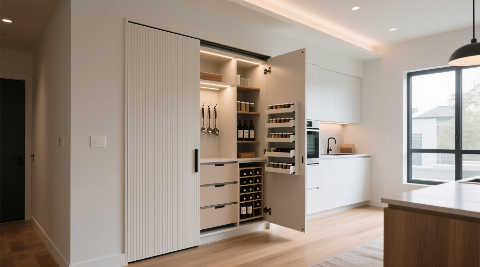 hidden pantry ideas