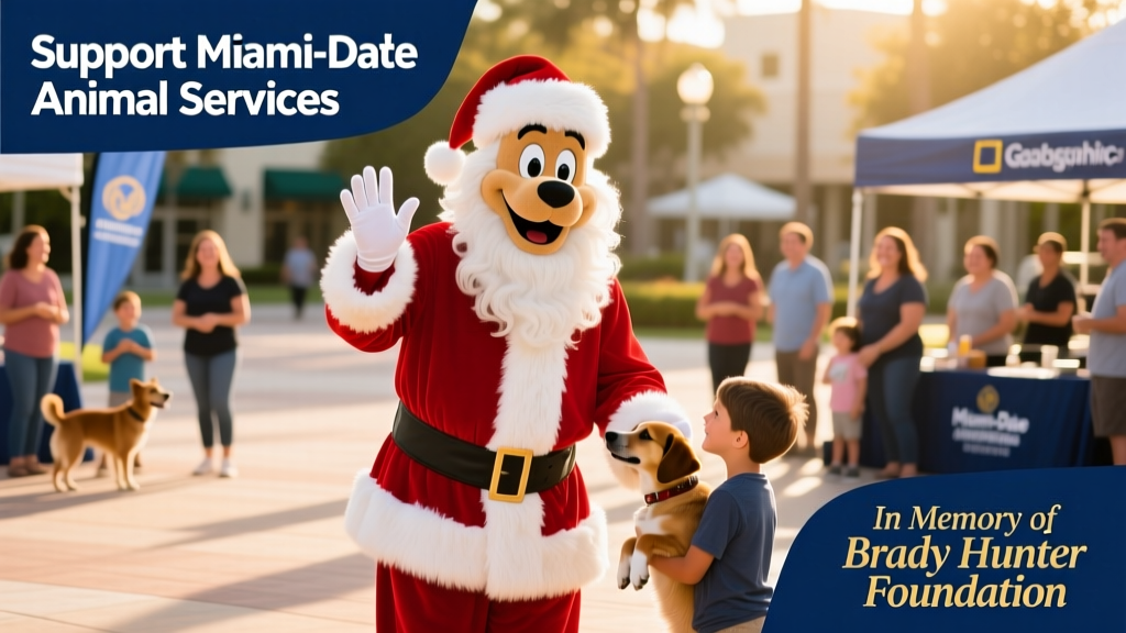 FurPetVo Claus Wish-A-Thon: Support Miami-Dade Animal Services and The Brady Hunter Foundation
