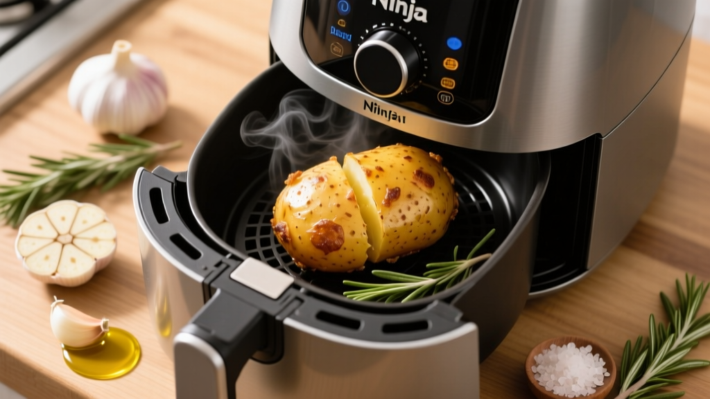 Perfect Jacket Potato in Ninja Dual Air Fryer
