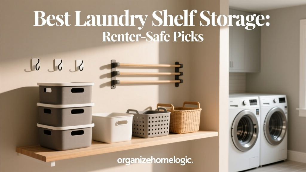 Best Laundry Shelf Storage: Renter-Safe Picks