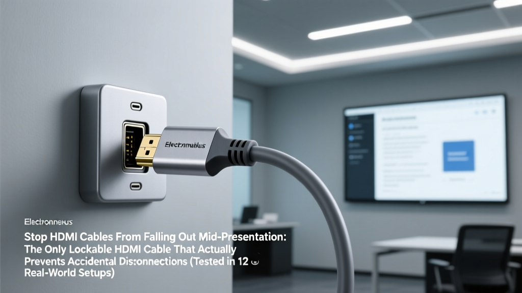 Stop HDMI Cables From Falling Out Mid-Presentation: The Only Lockable HDMI Cable That Actually Prevents Accidental Disconnections (Tested in 12 Real-World Setups)