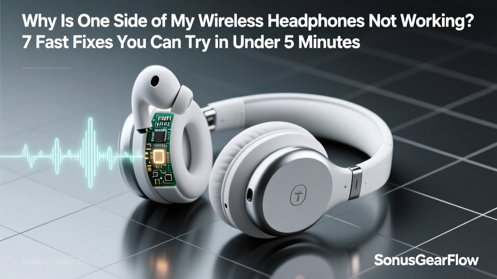 Why Is One Side of My Wireless Headphones Not Working?