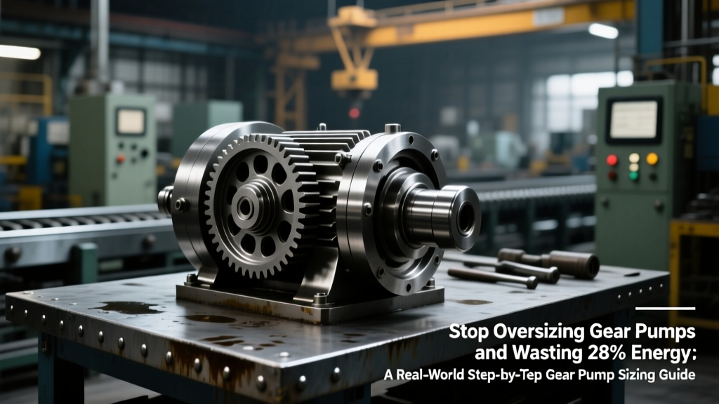 Gear Pump Sizing Guide: Cut Energy Waste, Avoid Costly