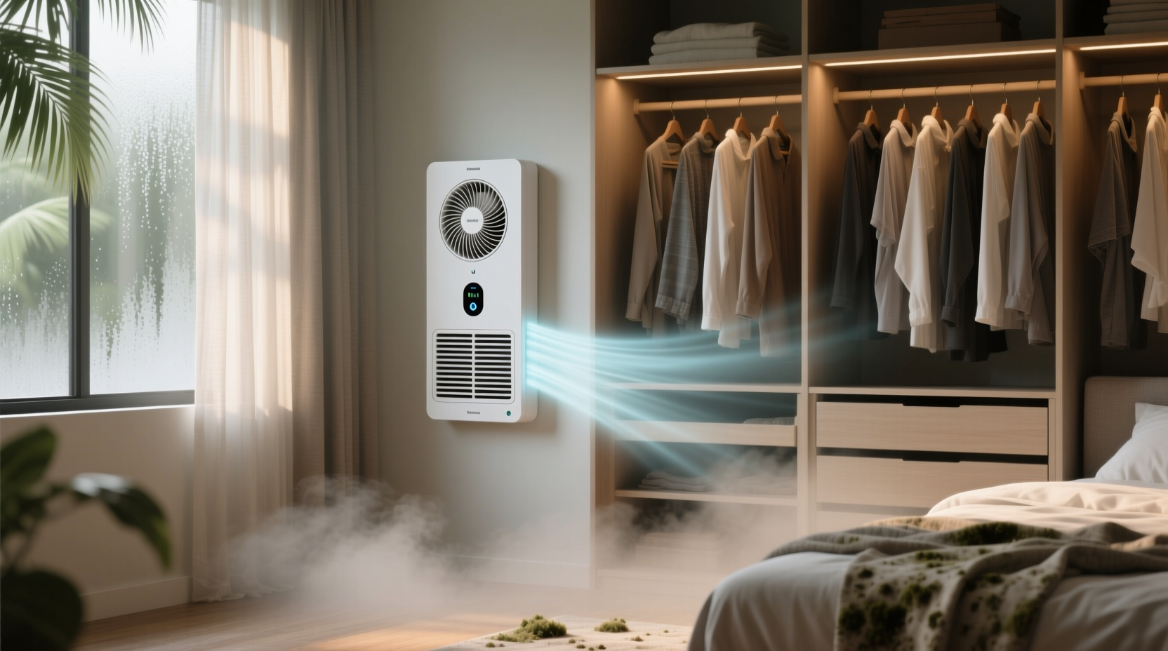 closet ventilation fan vs passive vent panel