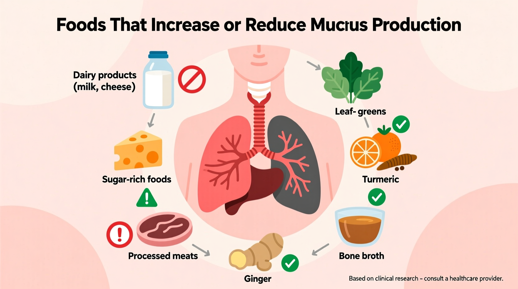 Foods That Reduce Mucus: Science-Backed Dietary Solutions