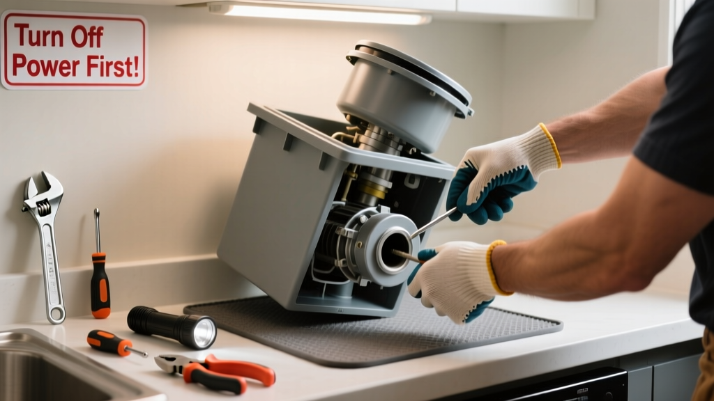 How to Fix a Jammed Garbage Disposal Safely