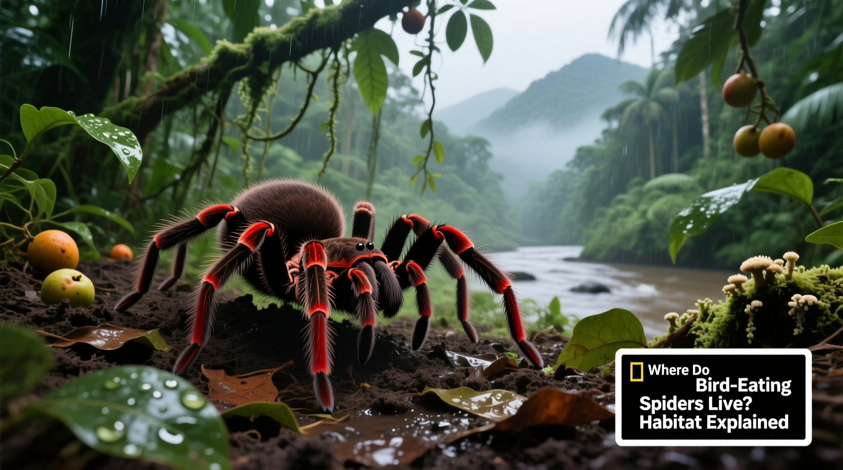 Where Do Bird Eating Spiders Live? Habitat Explained