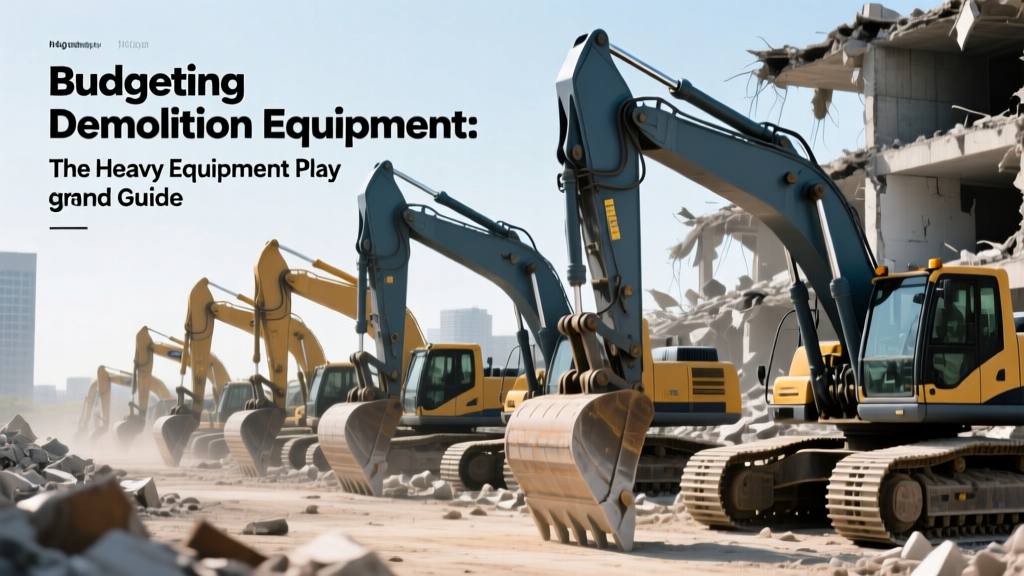 Budgeting Demolition Equipment: The Heavy Equipment Playground Guide