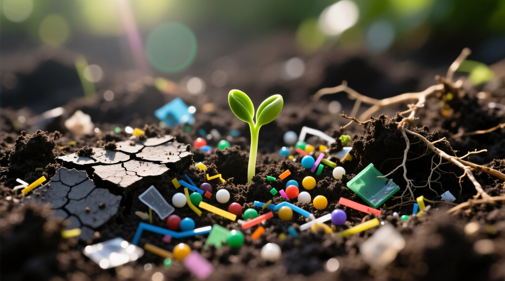 fight microplastic pollution garden soil