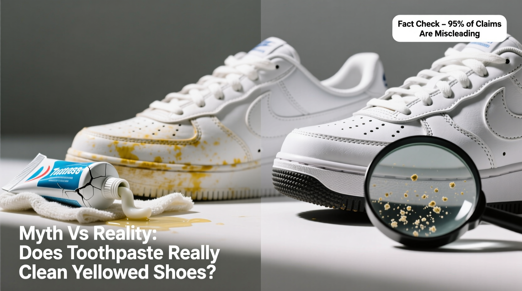 how to clean yellowed white shoes with toothpaste myths vs reality