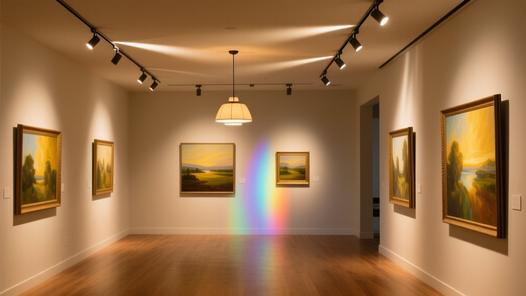 Fix Art Gallery Track Lights Washing Out Oil Paint