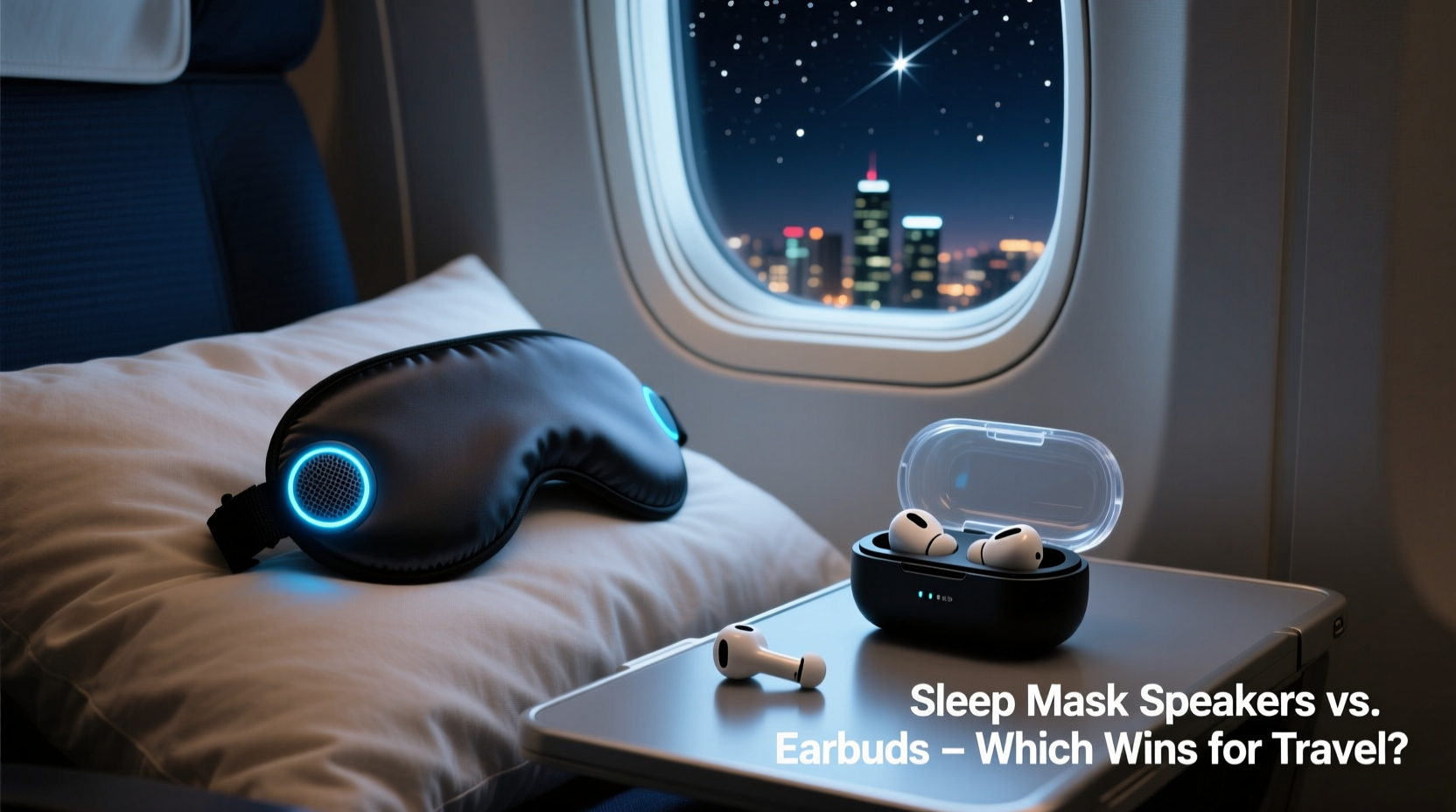 sleep masks with speakers vs separate earbuds which is better for travel