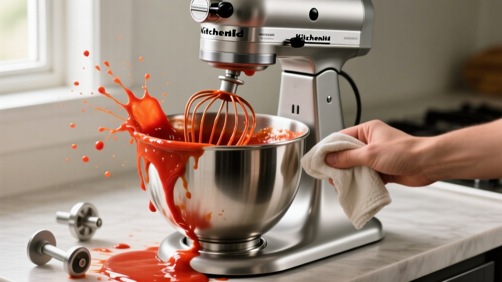 Tested: How to Get Tomato Sauce Out of Stand Mixer Fast