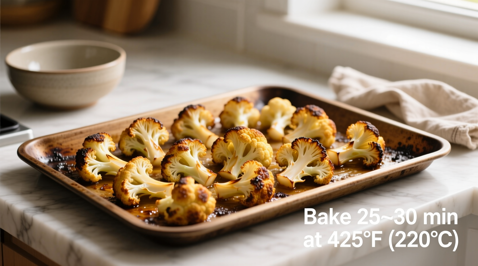 How Long to Bake Cauliflower: Perfect Timing Guide