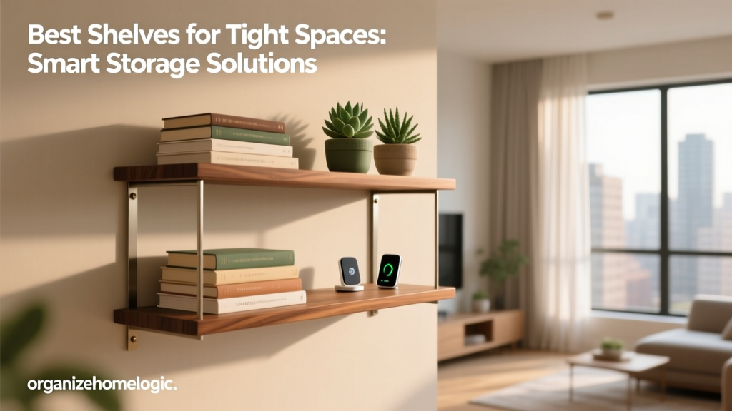 Best Shelves for Tight Spaces: Smart Storage Solutions