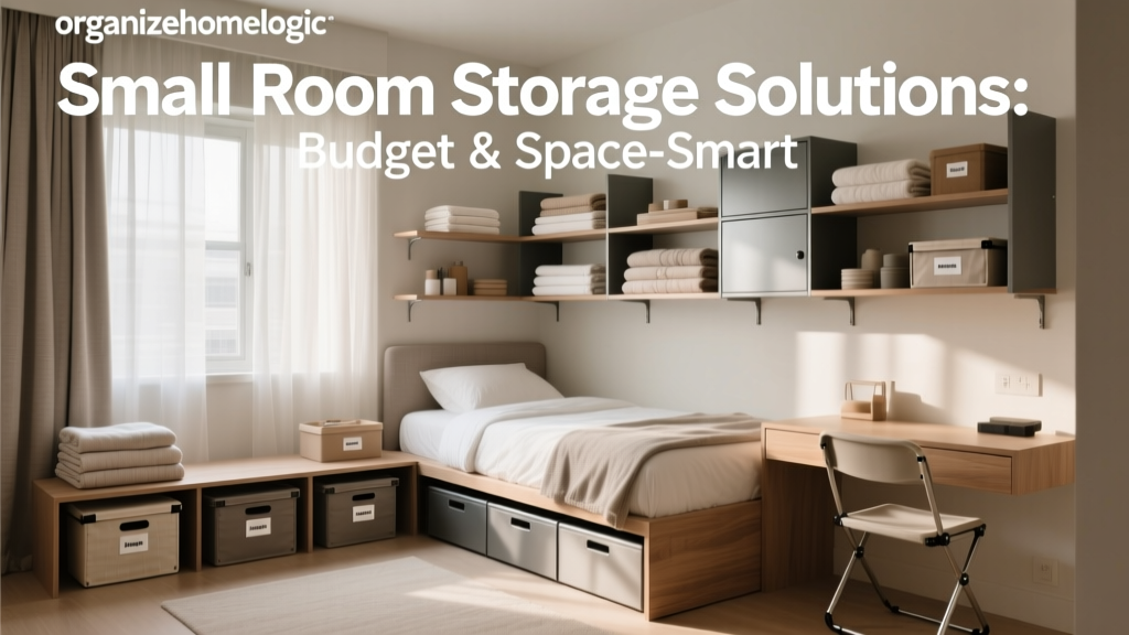 Small Room Storage Solutions: Budget & Space-Smart