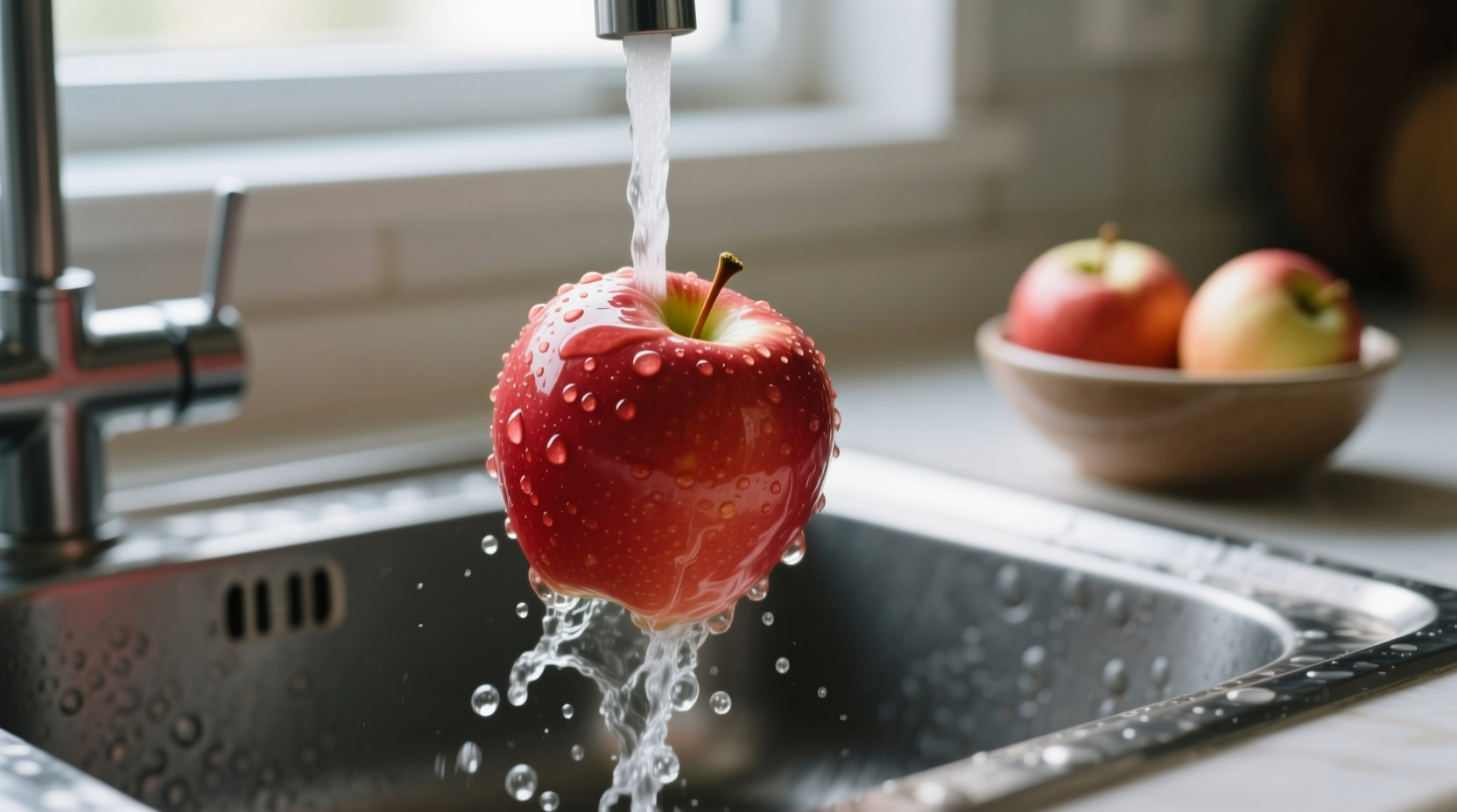 whats best way wash apples