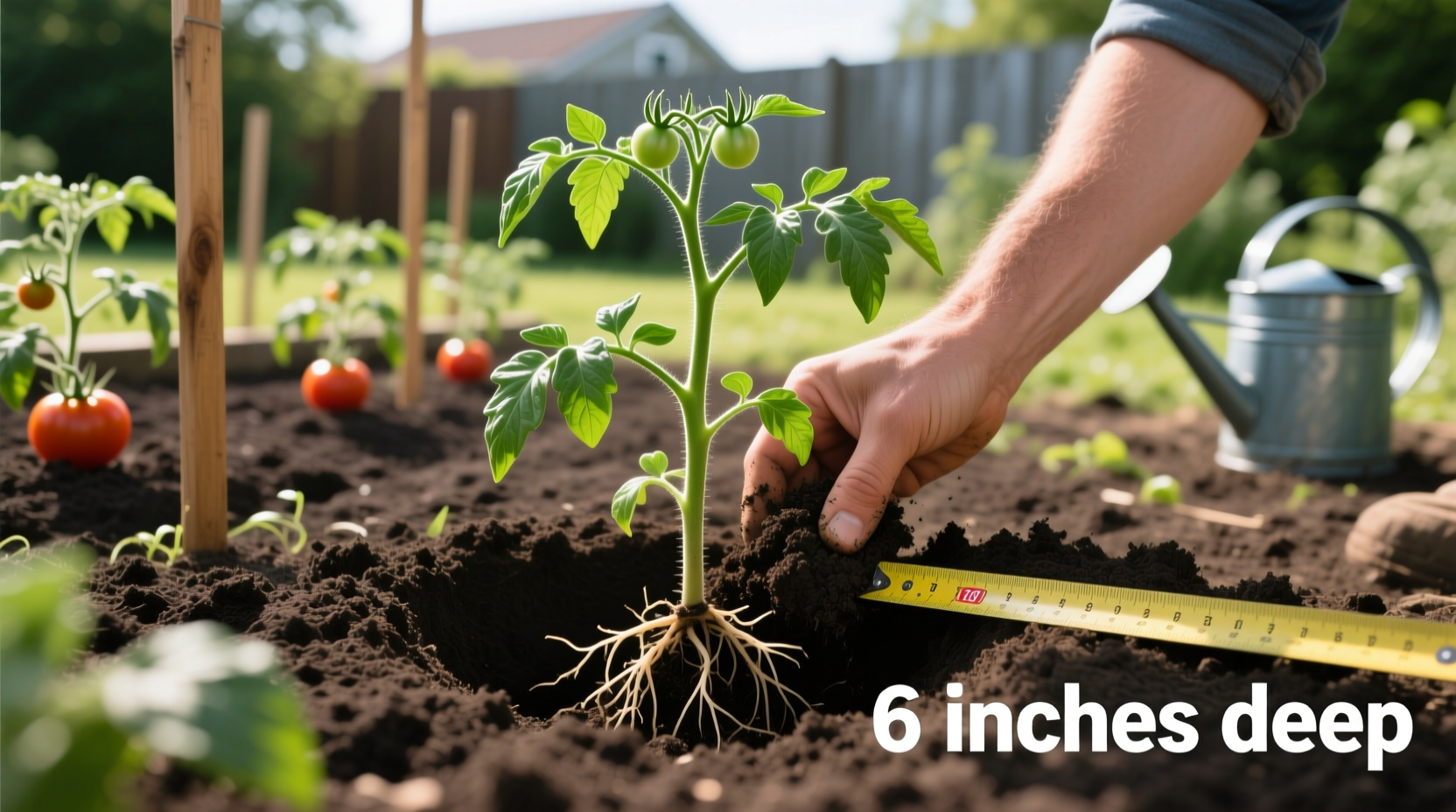 How Deep to Plant Tomato Plants: Expert Depth Guide