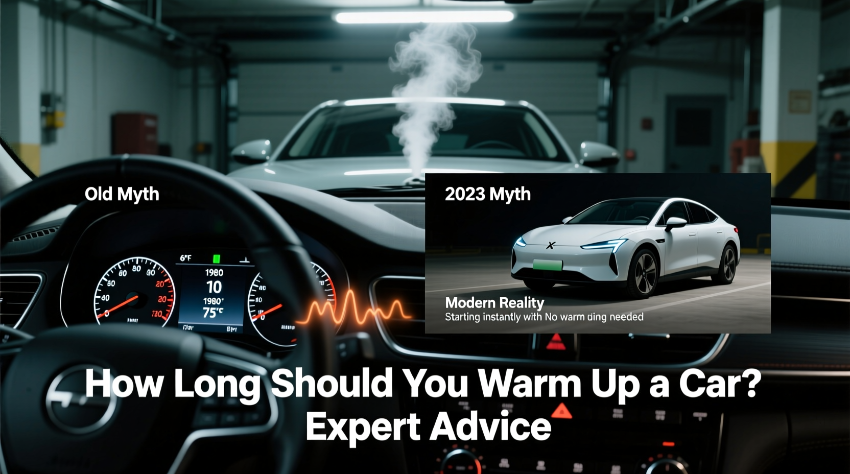 how long should a car warm up for