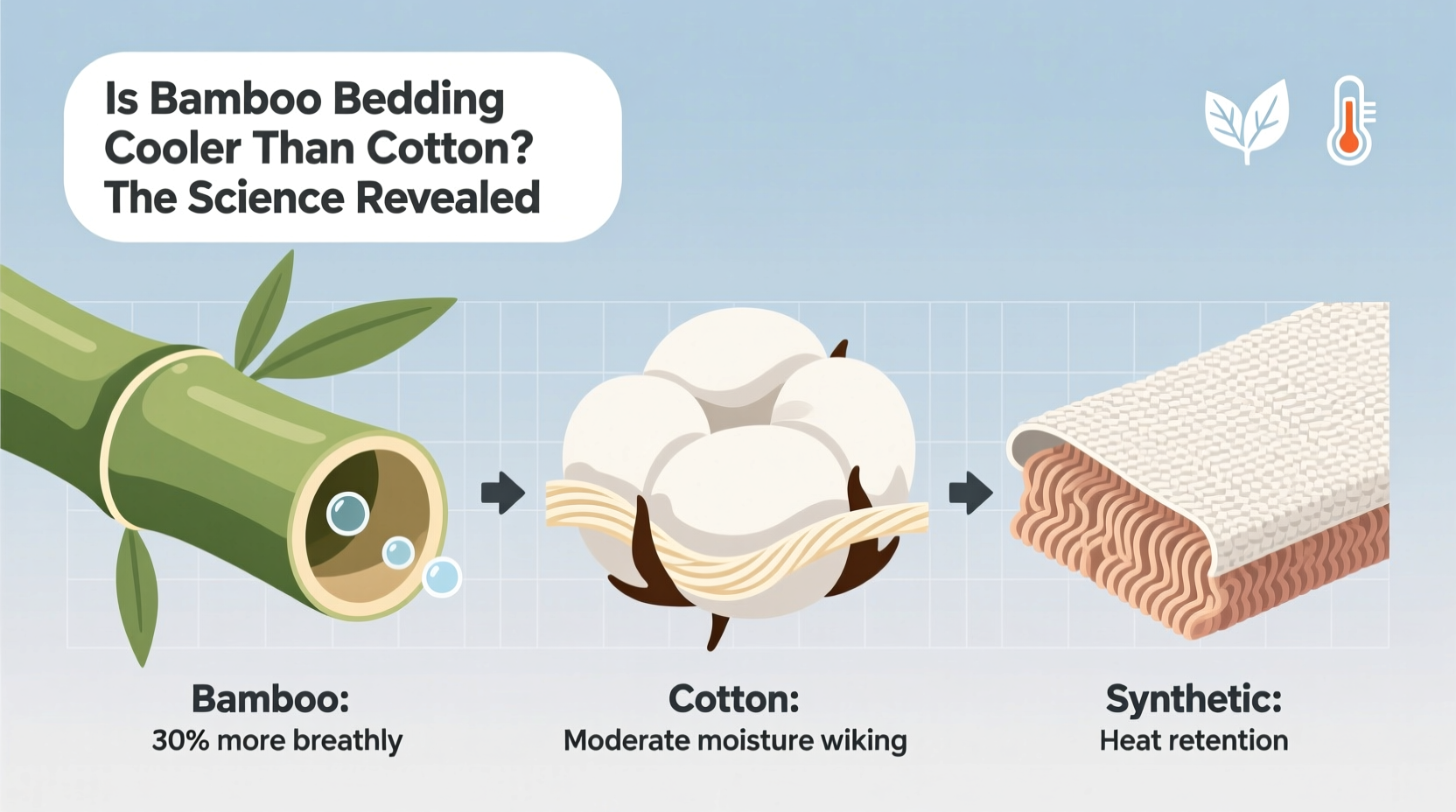 is bamboo bedding cooler than cotton or just a marketing myth