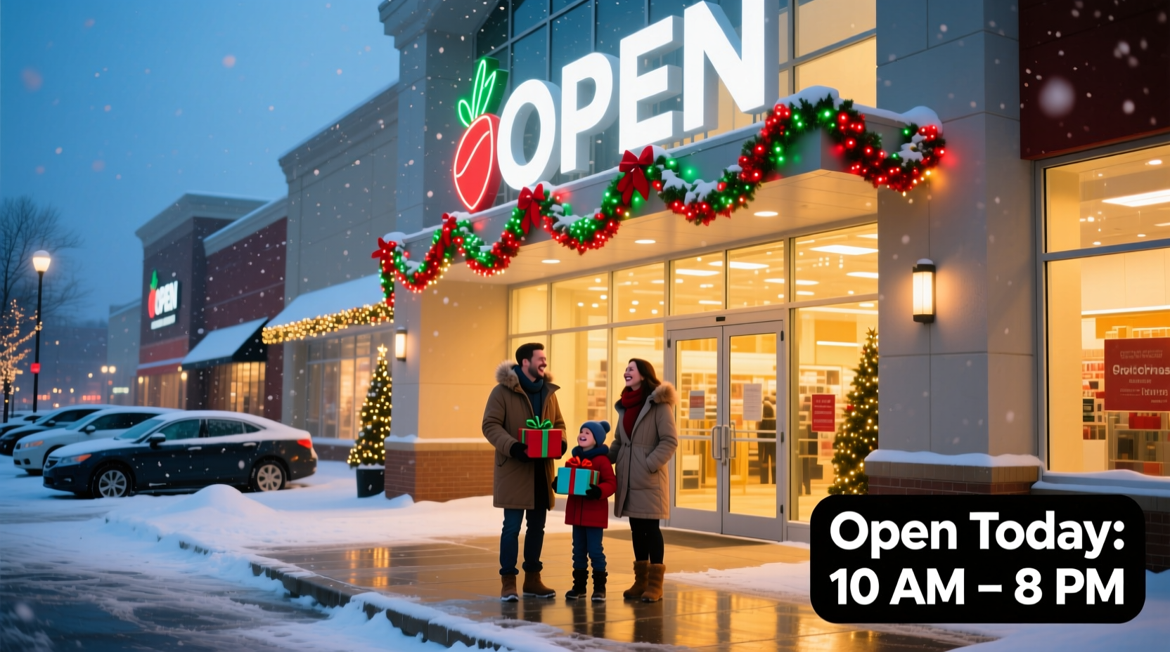 is the mall open on christmas day