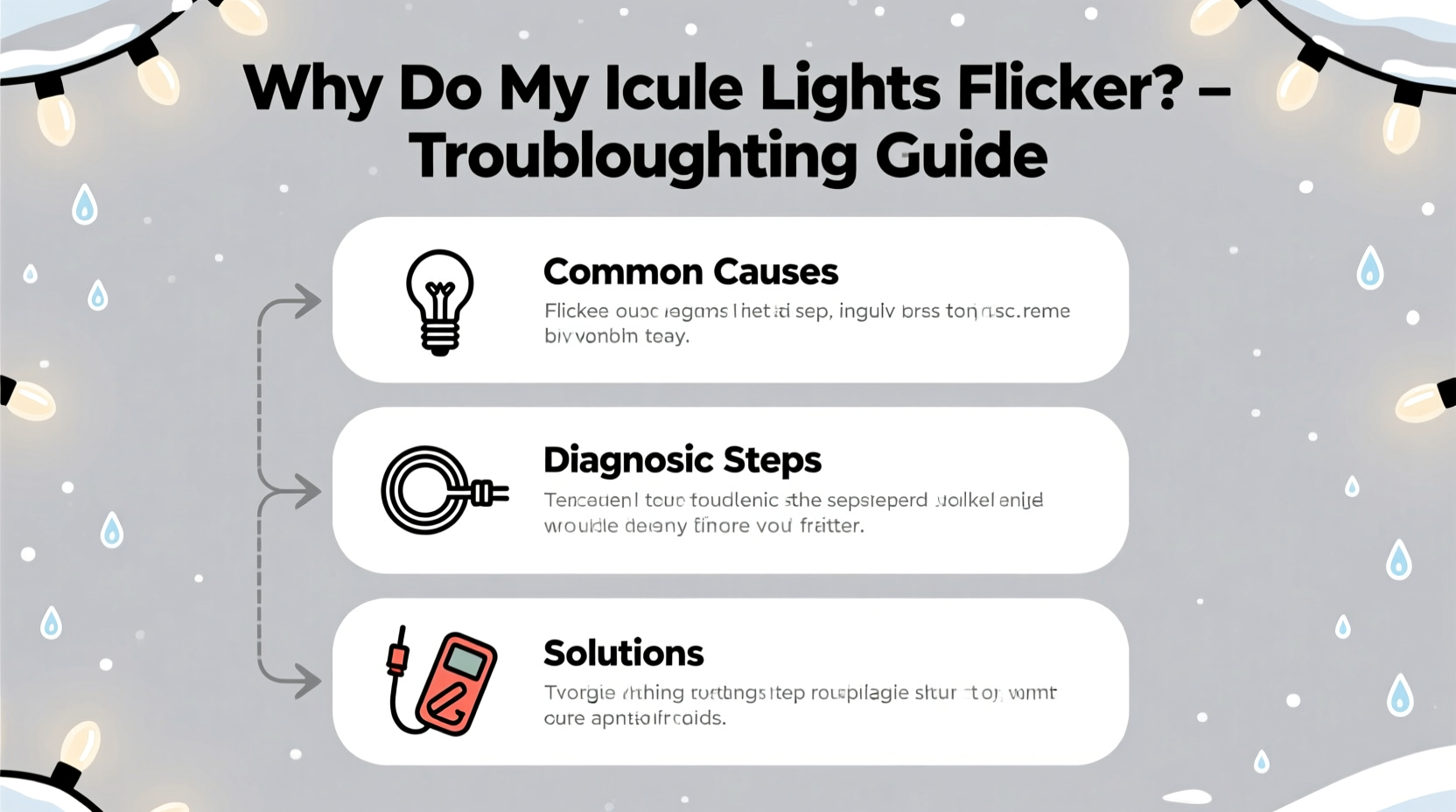 why do my icicle lights flicker randomly troubleshooting common electrical issues